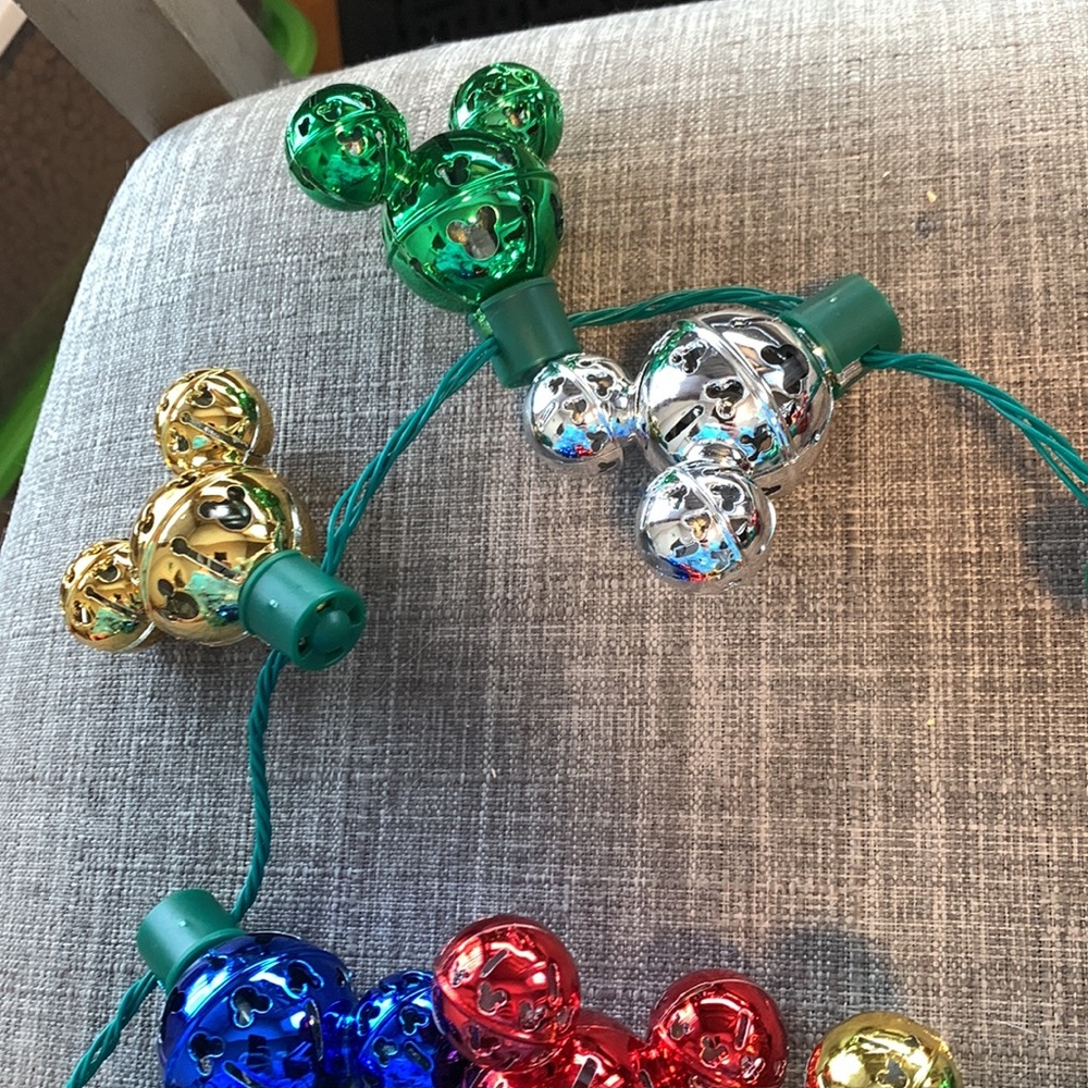 Disney Parks Mickey Mouse Jingle Bell Light Up necklace - Picture 5 of 5